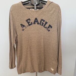 Vintage American Eagle Outfitters Brown Knit Top